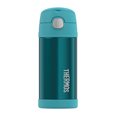 Thermos - Dětská termoska s brčkem - tyrkysová