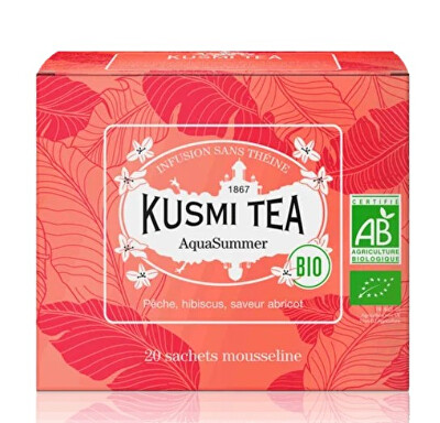 Kusmi Tea - Aqua Summer BIO 20 mušelínových sáčků 40 g