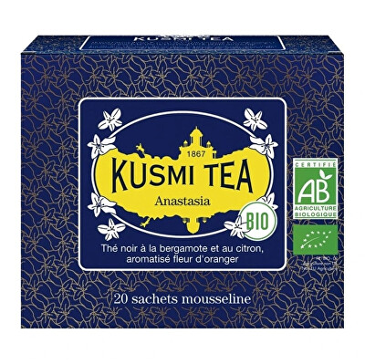 Kusmi Tea - Anastasia 20 mušelínových sáčků BIO 40 g