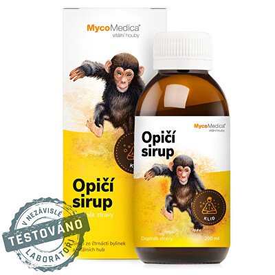 MycoMedica - Opičí sirup 200 ml + tetovačky ZDARMA