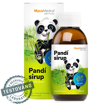 MycoMedica - Pandí sirup 200 ml + tetovačky ZDARMA