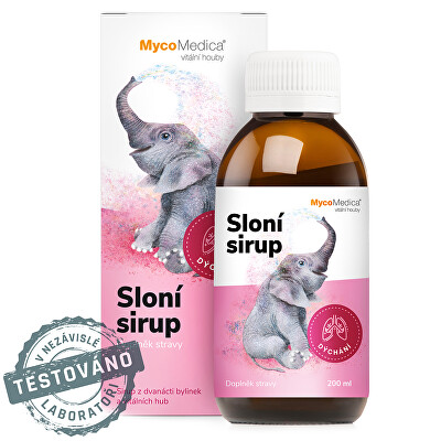 MycoMedica - Sloní sirup 200 ml + tetovačky ZDARMA