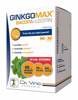 Simply You - GinkgoMAX + Bacopa + Lecitin 90+30 tobolek