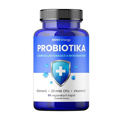 MOVit Energy - Probiotika, komplex laktobacilů a bifidobakterií 90 veganských kapslí