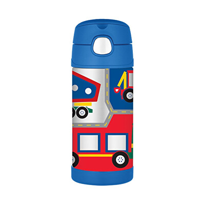 Thermos - Dětská termoska s brčkem - construction 355 ml