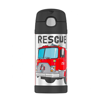 Thermos - Dětská termoska s brčkem - hasiči 355 ml