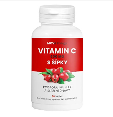 MOVit Energy - Vitamin C 500 mg se šípky 90 tablet