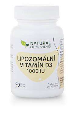 Natural Medicaments - Lipozomální vitamín D3 1000 IU 90 tablet