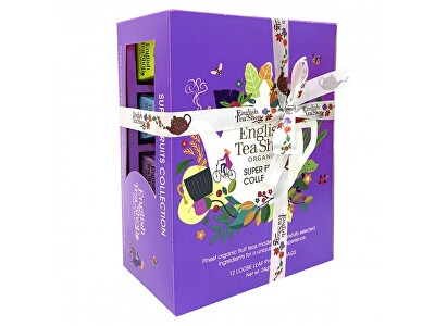 English Tea Shop - Dárková kolekce Super fruits modrá BIO 12 pyramidek