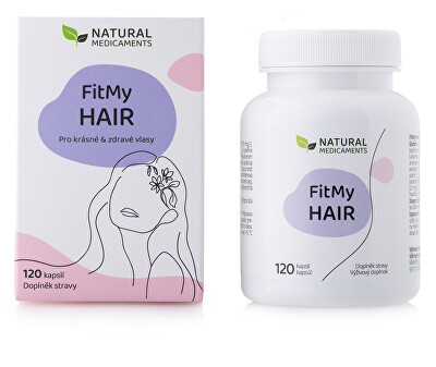 Natural Medicaments - FitMy Hair pro zdravé a krásné vlasy 120 kapslí