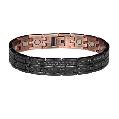 Euro Trade Plus - Měděný magnetický náramek 13 mm - černý