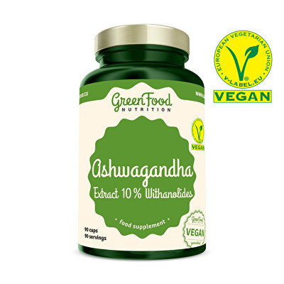 GreenFood - Ashwagandha Extract 90 kapslí