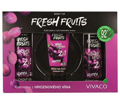 Vivaco - Dárková kazeta kosmetiky s hroznovým vínem
