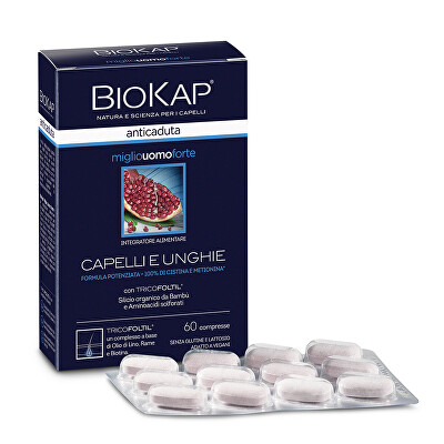 Biokap - Kapsle proti padání vlasů pro muže 60 ks