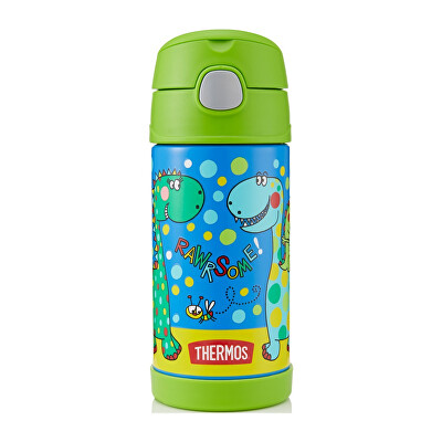 Thermos - FUNtainer Dětská termoska s brčkem – dinosaurus 355 ml
