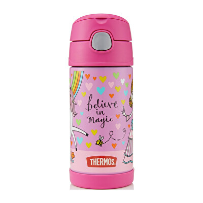 Thermos - FUNtainer Dětská termoska s brčkem – jednorožec 355 ml