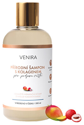 Venira - Přírodní šampon s kolagenem pro podporu růstu mango-liči 300 ml