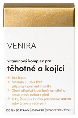 Venira - Vitamínový komplex pro těhotné a kojící ženy 60 kapslí