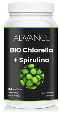 Advance nutraceutics - Chlorella + Spirulina BIO 1000 tablet
