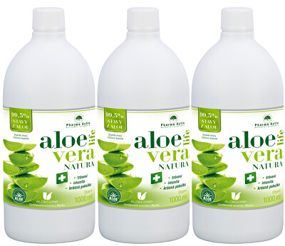 Pharma Activ - AloeVeraLife NATURA 3 x 1000 ml 2 + 1 set