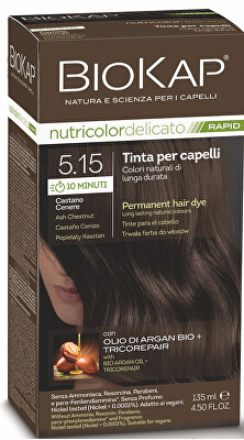Biokap - BIOKAP DELICATO RAPID barva na vlasy - 5.15 Popelavě kaštanová 135 ml