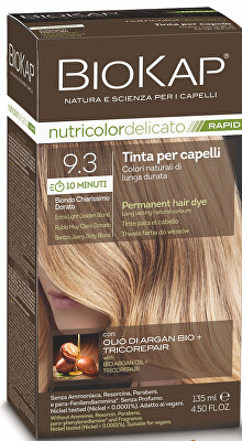 Biokap - BIOKAP DELICATO RAPID barva na vlasy - 9.3 Světlá zlatá blond 135 ml