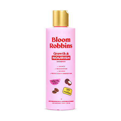 Bloom Robbins - Growth & Nourish shampoo - šampon pro výživu a růst vlasů 250 ml