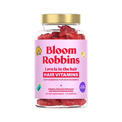 Bloom Robbins - Love is in the hair - gumové bonbony pro zdravé vlasy pro maminky 60 ks