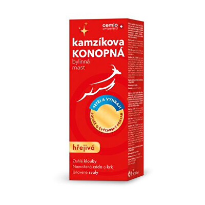 Cemio - Kamzíkova konopná mast hřejivá 200 ml + soutěž