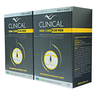 Clinical - Hair-Care for MEN 60 + 60 tobolek - kúra na 4 měsíce
