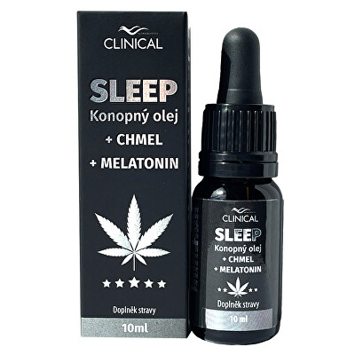 Clinical - Konopný olej Sleep + chmel + melatonin 10 ml