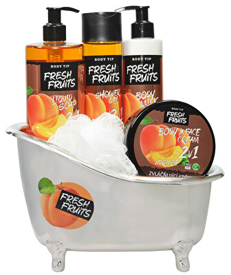 Vivaco - Dárkové balení Fresh Fruits Meruňka v dekorativní vaničce