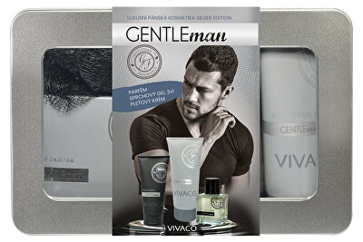 Vivaco - Dárkové balení Gentleman Silver Edition v plechovém obalu