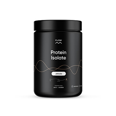 Flow nutrition - Protein Isolate - jahoda 950 g / 30 dávek