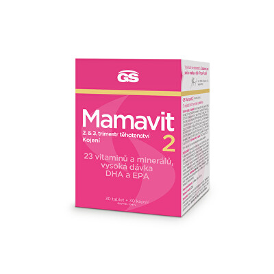 GreenSwan - GS Mamavit 2 Těhotenství a kojení 30 tablet + 30 kapslí