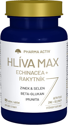 Pharma Activ - Hlíva max Echinacea + Rakytník 60 tablet