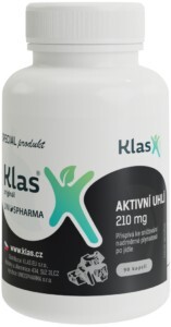 Klas - Aktivní uhlí 210 mg 90 kapslí