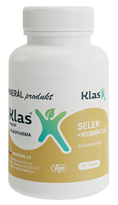 Klas - Selen + vitamín C a E 90 tablet