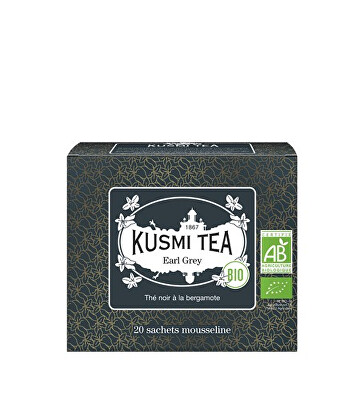 Kusmi Tea - Earl Grey 20 mušelínových sáčků BIO 40 g