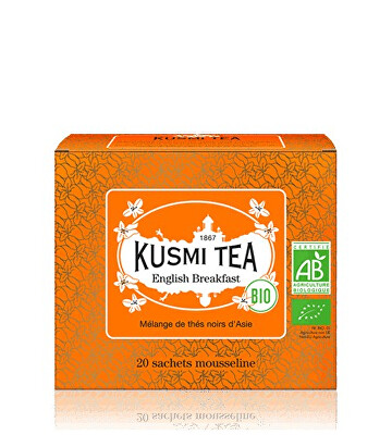 Kusmi Tea - English Breakfast 20 mušelínových sáčků BIO 40 g