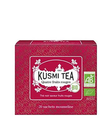 Kusmi Tea - Four red fruits 20 mušelínových sáčků BIO 40 g