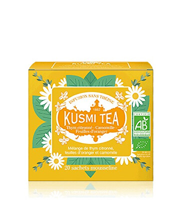 Kusmi Tea - Tymián, pomerančové květy a heřmánek 20 sáčků, 24 g
