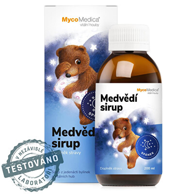 MycoMedica - Medvědí sirup 200 ml + tetování ZDARMA