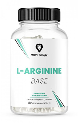 MOVit Energy - L-Arginin Base 90 vegetariánských kapslí