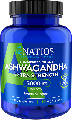 Natios - Ashwagandha extract 5000 mg 90 veganských kapslí