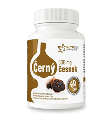 Nutricius - Černý česnek 500 mg 60 kapslí