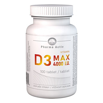 Pharma Activ - Vitamin D3 max 4000 I.U. 100 tablet