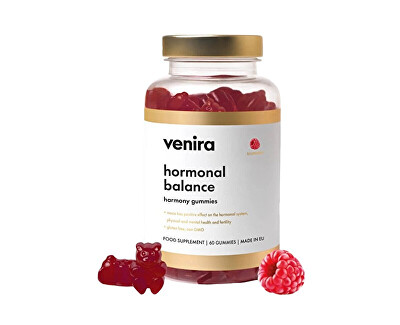 Venira - Hormonalní rovnováha - gumové bonbony - malina 60 ks