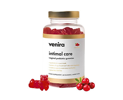 Venira - Intimal care - vaginal probiotics gummies - brusinka 60 ks