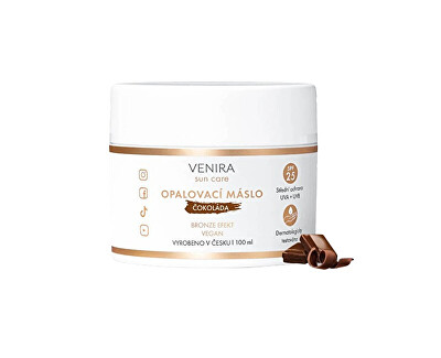Venira - Opalovací máslo bronze s SPF 25 čokoláda 100 ml